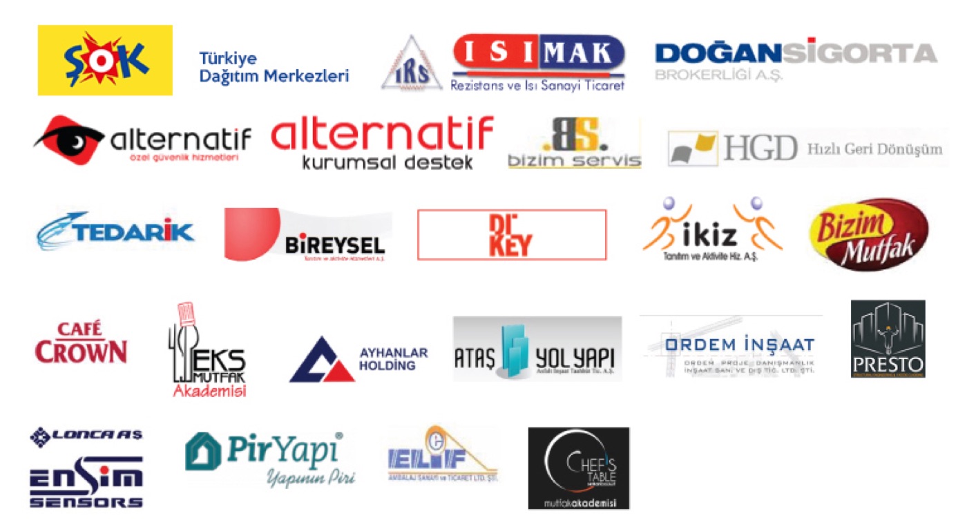 Üsküdar OSGB referans firma logoları